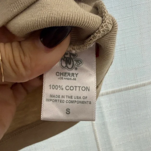 Cherry LA Baby Tee NWOT - Picture 5 of 5